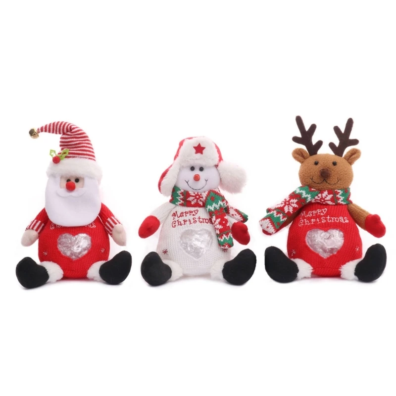 

Рождественская Подарочная сумка, вязаная женская сумка на молнии для праздника, рождественских подарков