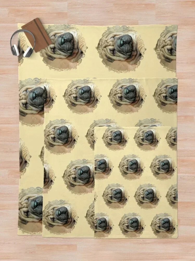 Фланелевое одеяло для щенка Shar Pei