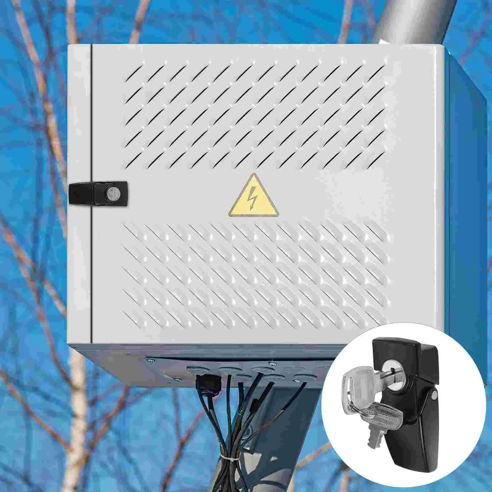 

1 Set File Cabinet Lock Aluminum Alloy Secure Drawer Lock Showcase Lock