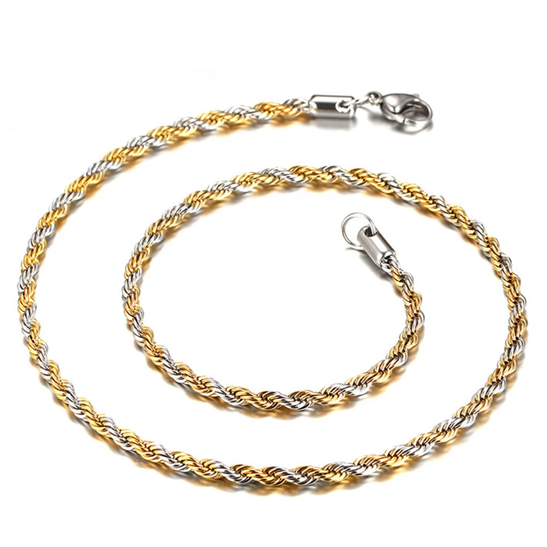 

Модная бижутерия для мужчин и женщин, цепочки из нержавеющей стали 316L в стиле хип-хоп золотого и серебряного цветов, аксессуары для кулонов, ...