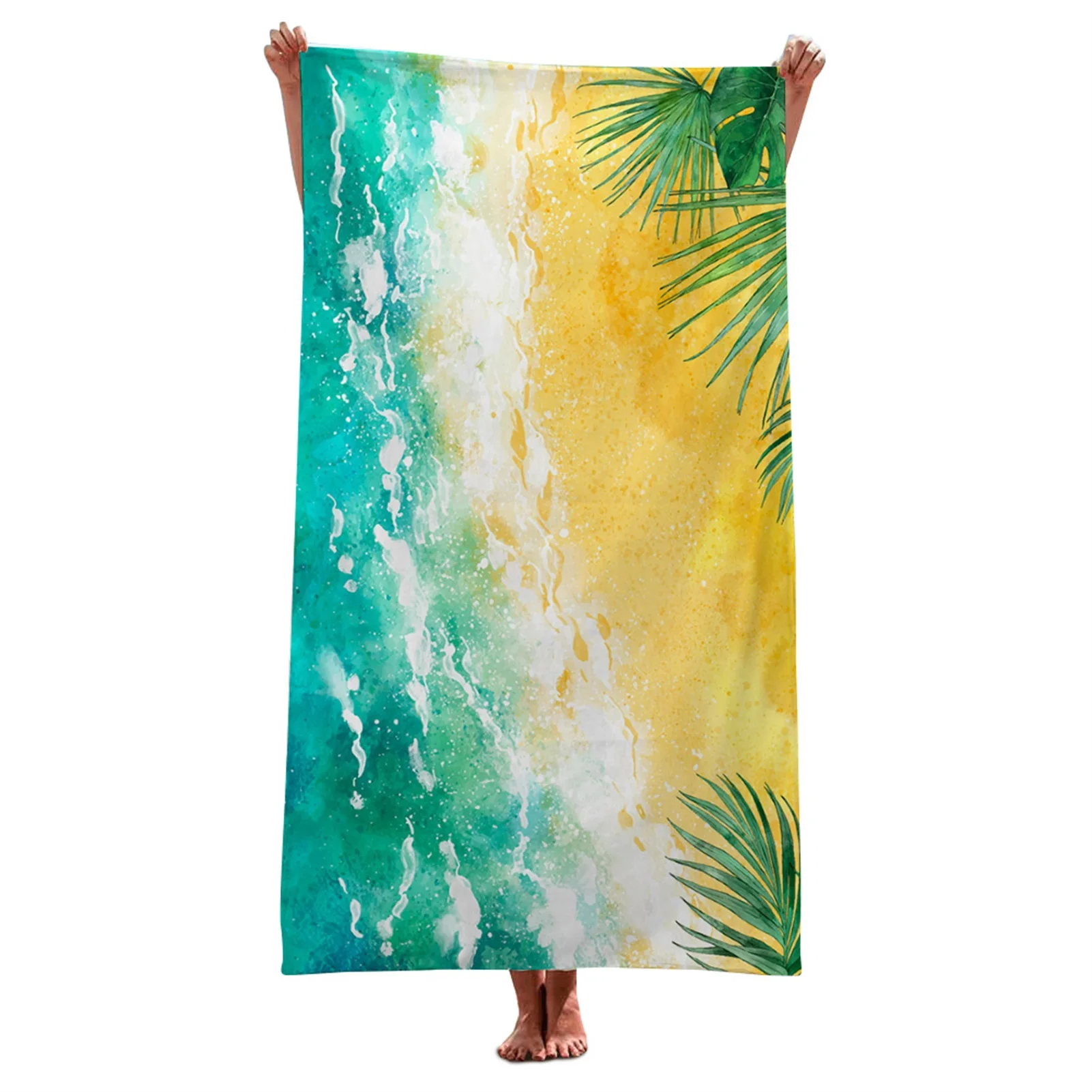 

Beach Towel For Kids Microfiber Beach Towel Super Absorbent Swim Pool Towels Quick Dry Sand Free Travel Towel Gifts For Women