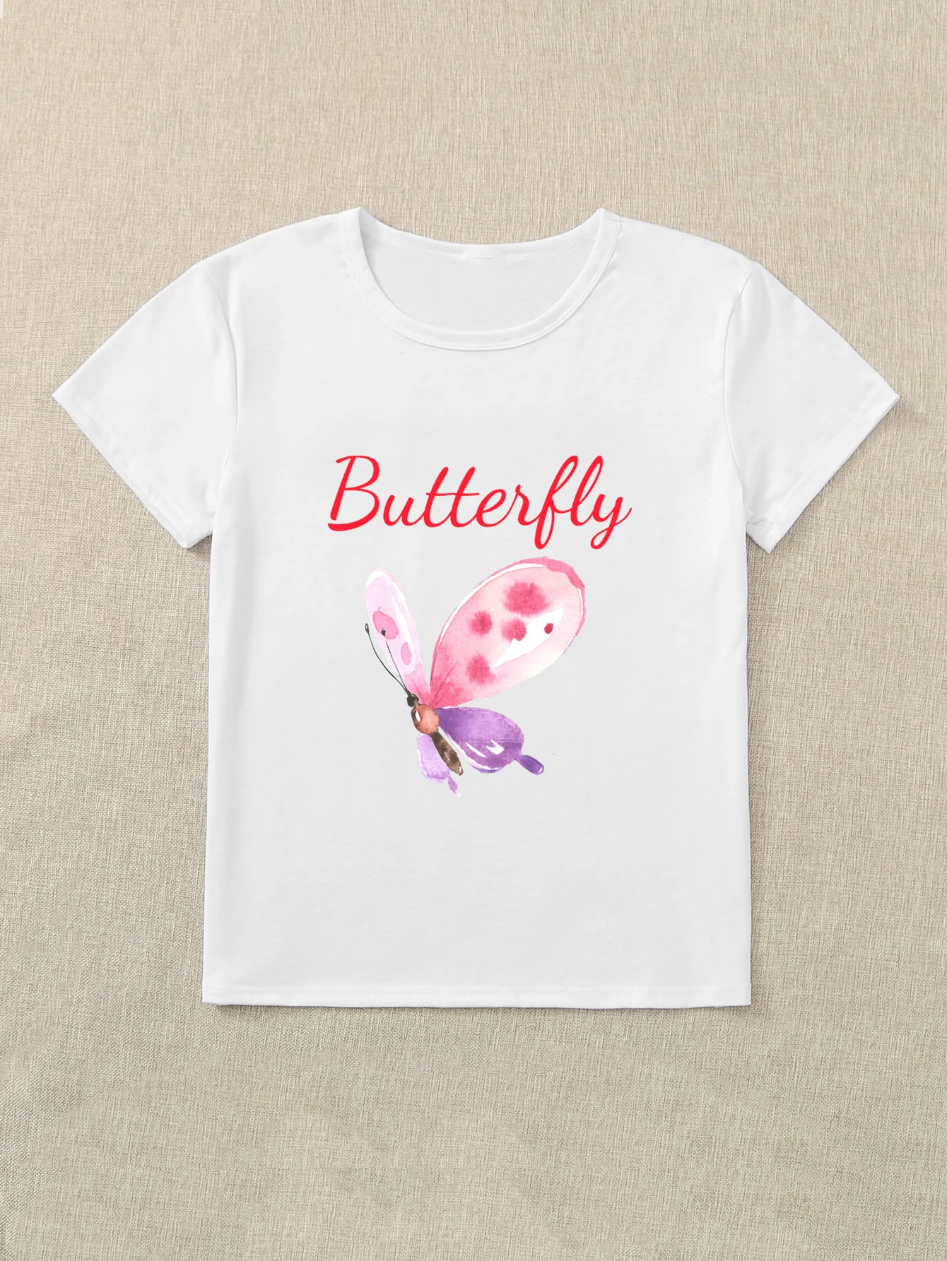 

Butterfly Couples Matching Clothing Set Marni T- Shirts for Women 2022 Women's T-shirt Crop Top Female Blouses Kakegurui Zanzea