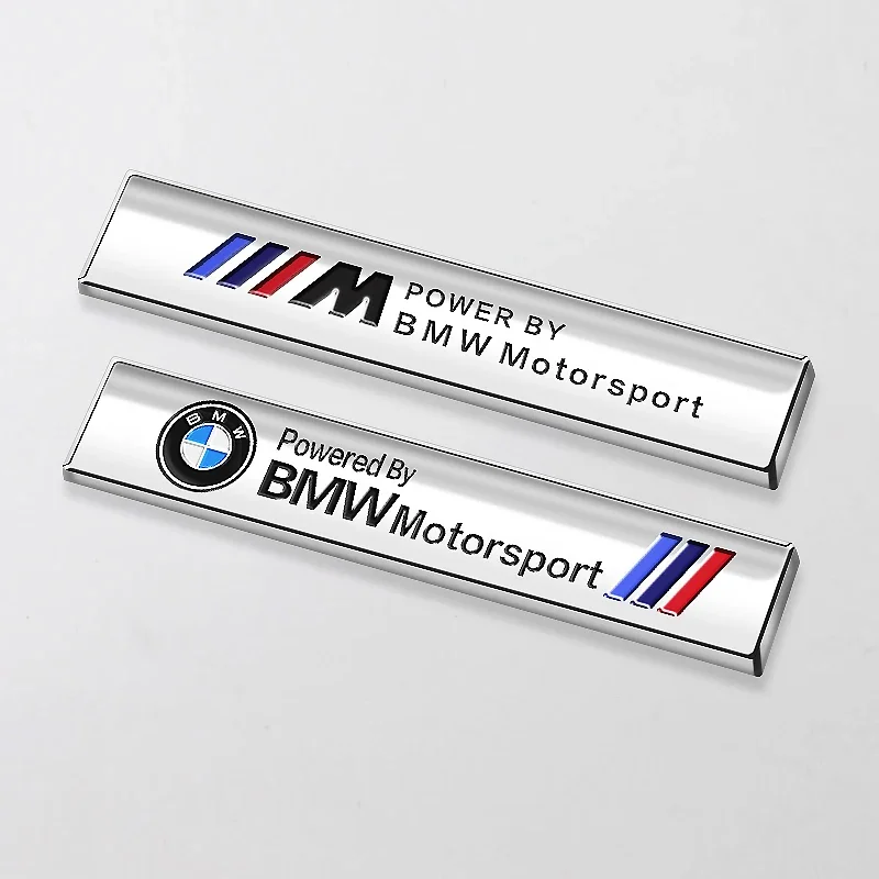 2 шт. 3D металлическая наклейка на крыло автомобиля аксессуары для BMW M E46 E90 E39 E60 E36 E30