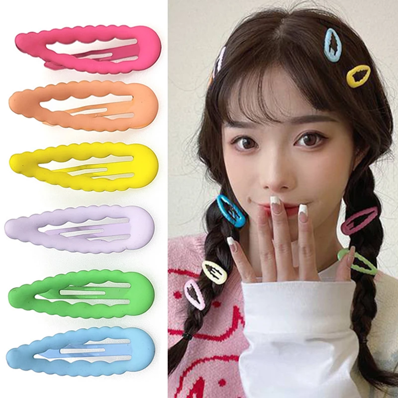 

1/2PCS Hair Clip Hair Accessories Bangs BB Clip Water Drop Small Hair Clip Fixed Headdress Side Hairgrip