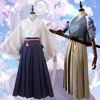 game genshin impact kamisato ayaka kamisato ayato cosplay kimono costume woman man kendo clothing battle suit