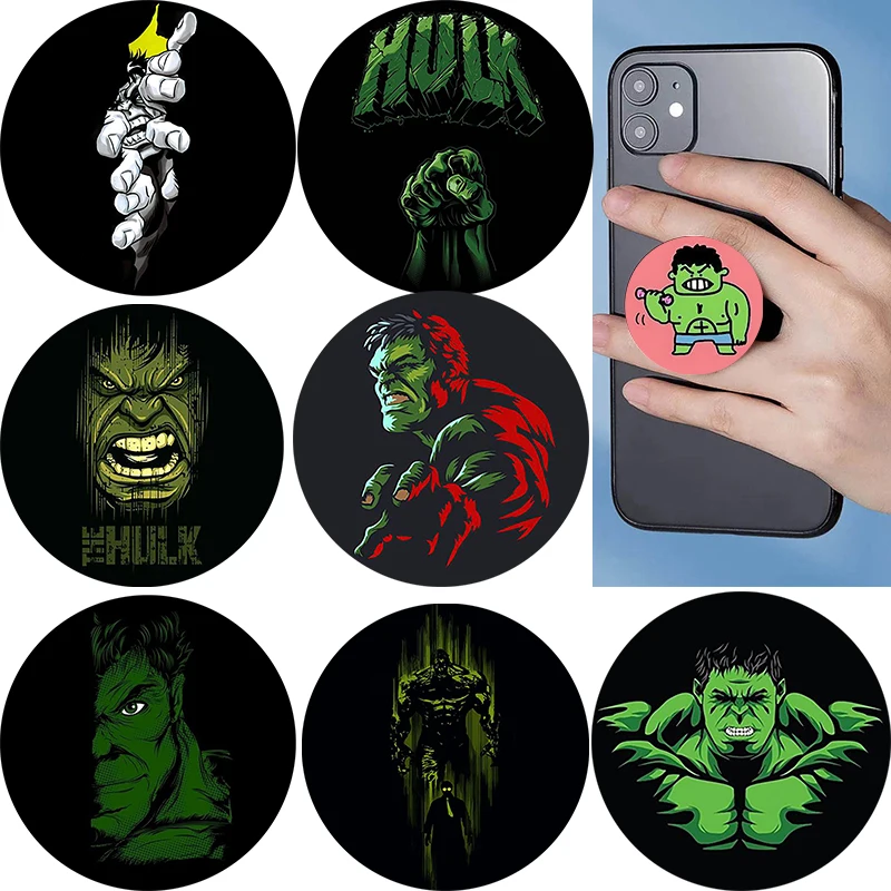 

The Hulk popping Phone Socket Folding Phone Holder Stand Phones Grip Mobile Phone Accessories Soporte Movil For Apple iPhone