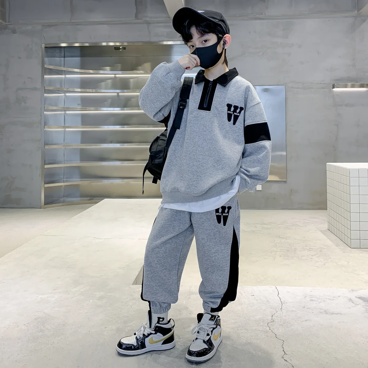 

Autumn Spring Boy Kids Clothes Children Clothing Sets Tracksuit Soccer Uniform Clothes for Children 8 9 10 11 12 13 14 15 Years