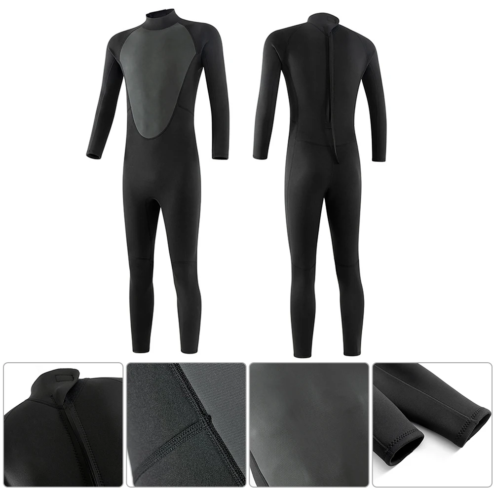 

3mm Men Full Bodysuit Wetsuit Women UV Protection Diving Suit Stretchy Warm Swimming Surfing Snorkeling Apparel