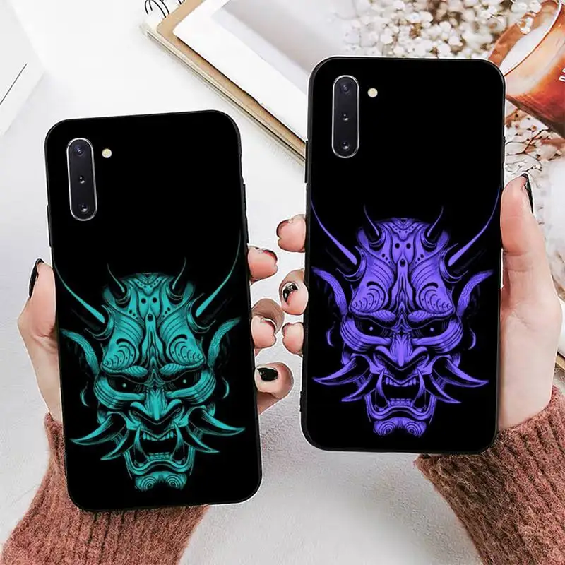 

Samurai Mask Phone Case for Samsung A51 A30s A52 A71 A12 for Huawei Honor 10i for OPPO vivo Y11 cover