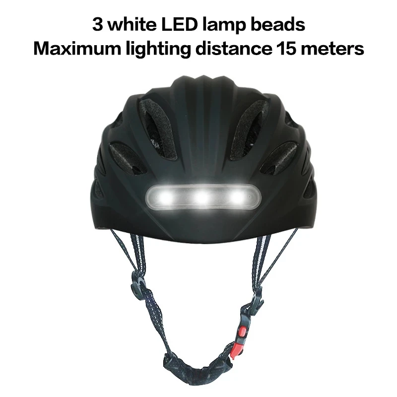 LED Lamp Cycling Bicycle Helmet With LED Tail Light Intergrally-molded Outdoor Sport Riding Cycling Motorcycle Bike Equipment images - 4