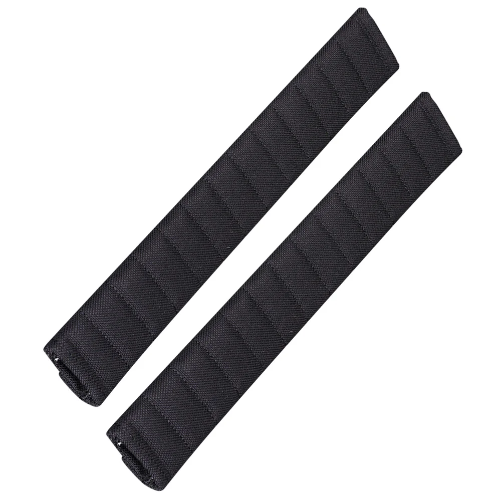 

2Pcs Universal Car Belt Pads Cover Safety Seatbelt Shoulder Strap Covers Harness Pad for Car Bag Autos Luggages 33cm ( Black )