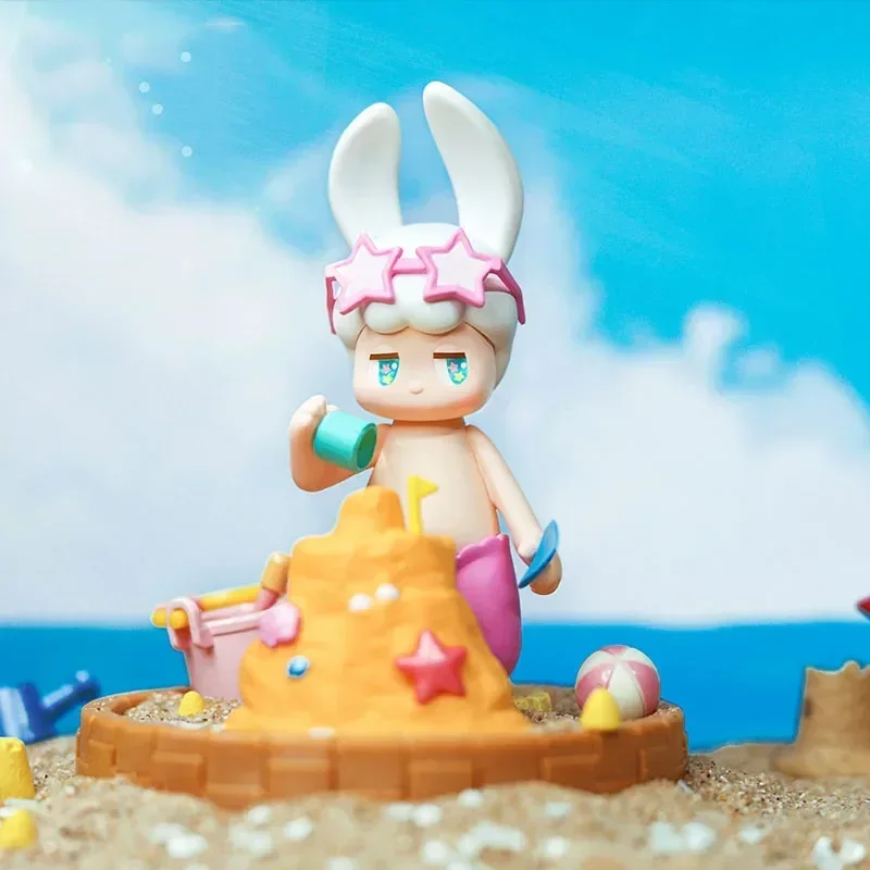 Фото Pop Mart Satyr Rory Summer Fun Series слепая коробка Guess Bag украшение для рабочего стола милая модель подарок девушке слепая сумка игрушки аниме фигурка №5