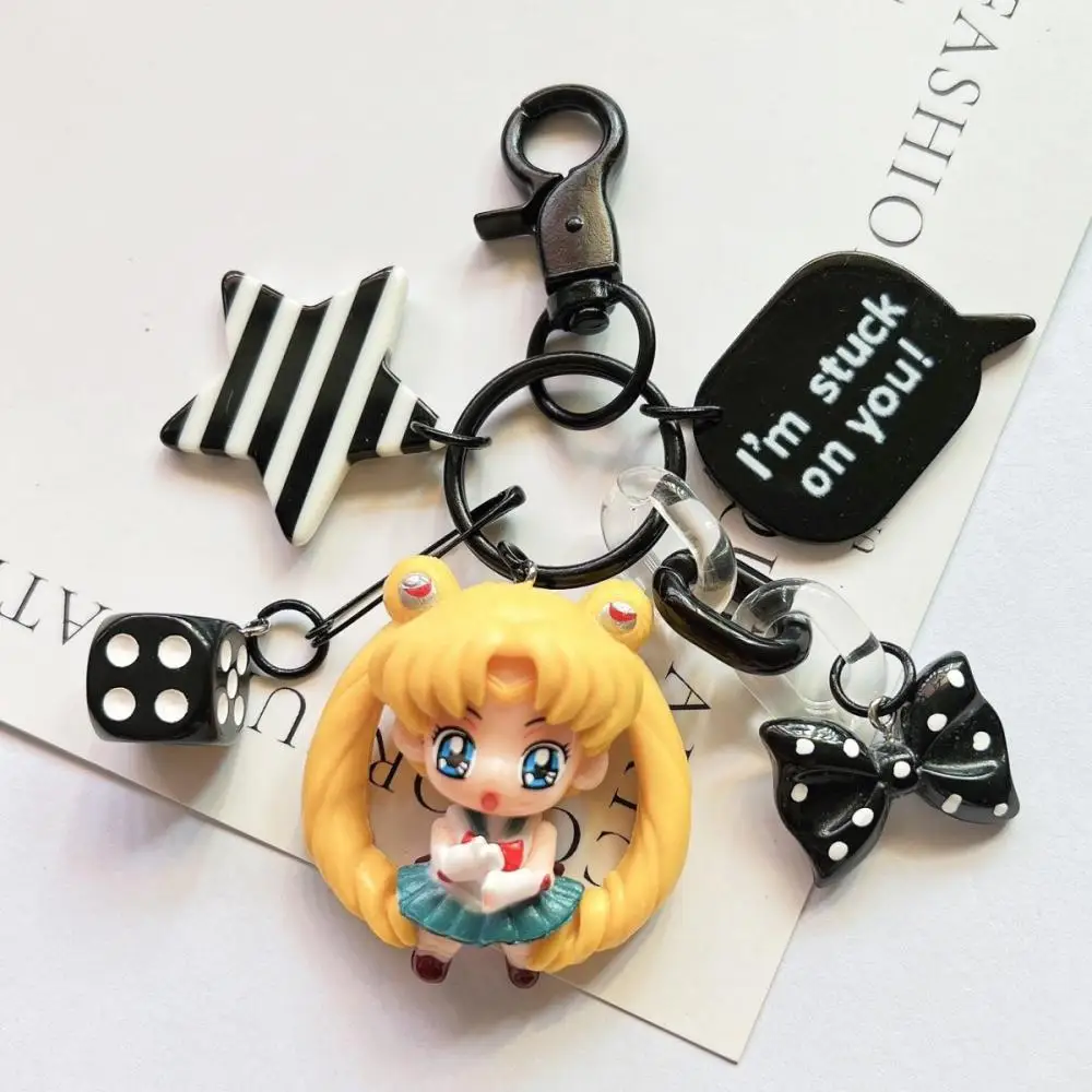 Сейлор Мун Цукино Усаги ПВХ модель брелок кошелек кулон украшение рюкзака аниме