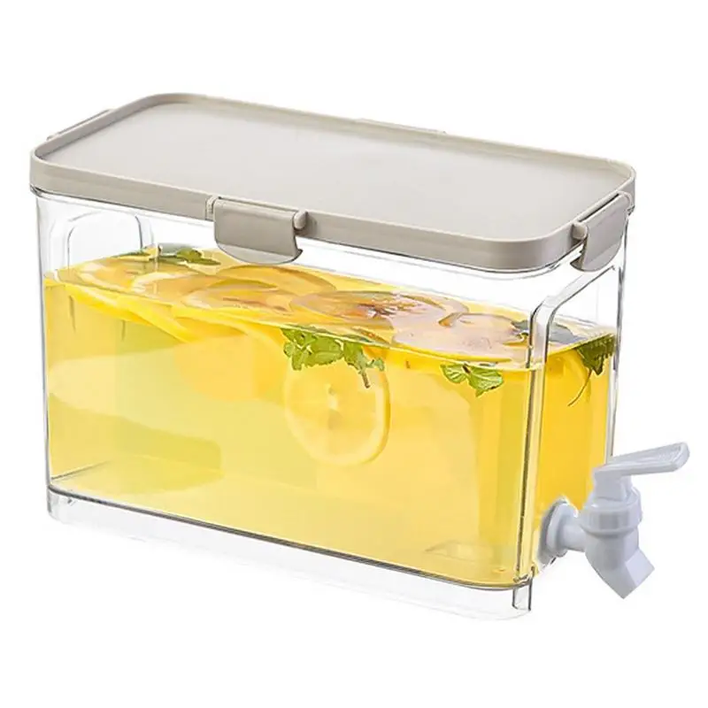 

Cold Water Kettle 3.9L with Faucet Lemonade Container Drink Dispenser for Refrigerator Beverage Dispenser Water Bucket