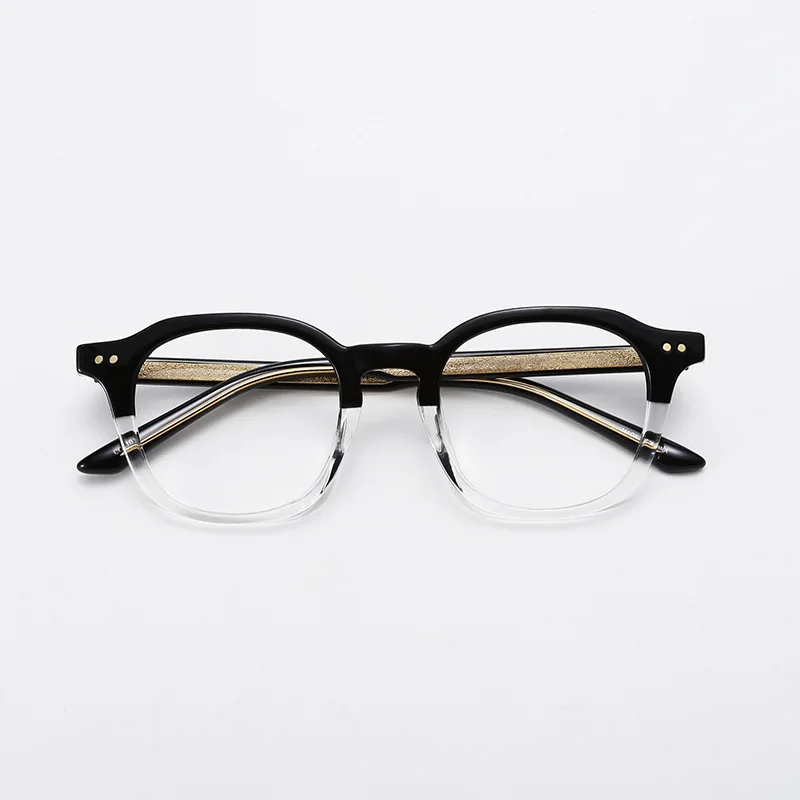 

Литературная Ретро оправа для очков для мужчин, ретро оправа для очков по рецепту при близорукости, новые корейские Роскошные Брендовые очки для женщин