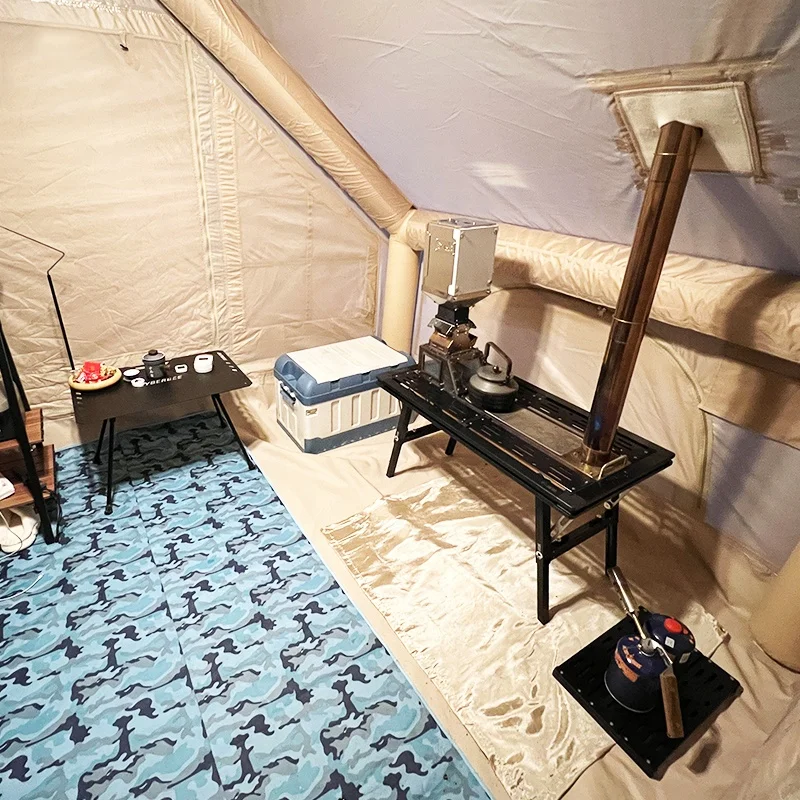 OEM ODM Kamp Cadiri 3 5-местная белая хлопковая оксфордская водонепроницаемая уличная