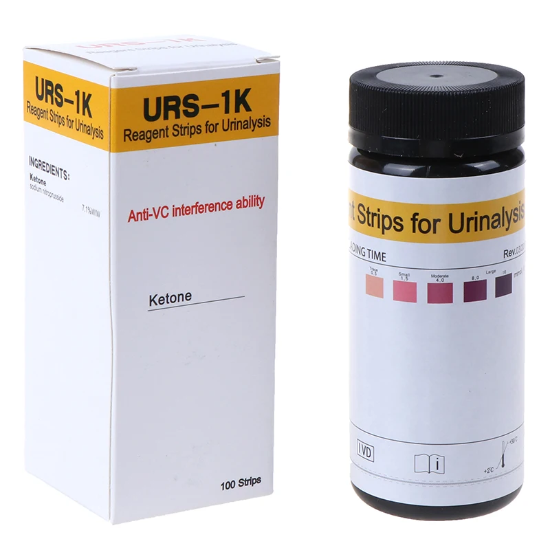 

100pcs/set Ketone Strips Home Ketosis Urine Weight Lose Analysis Keto Strips