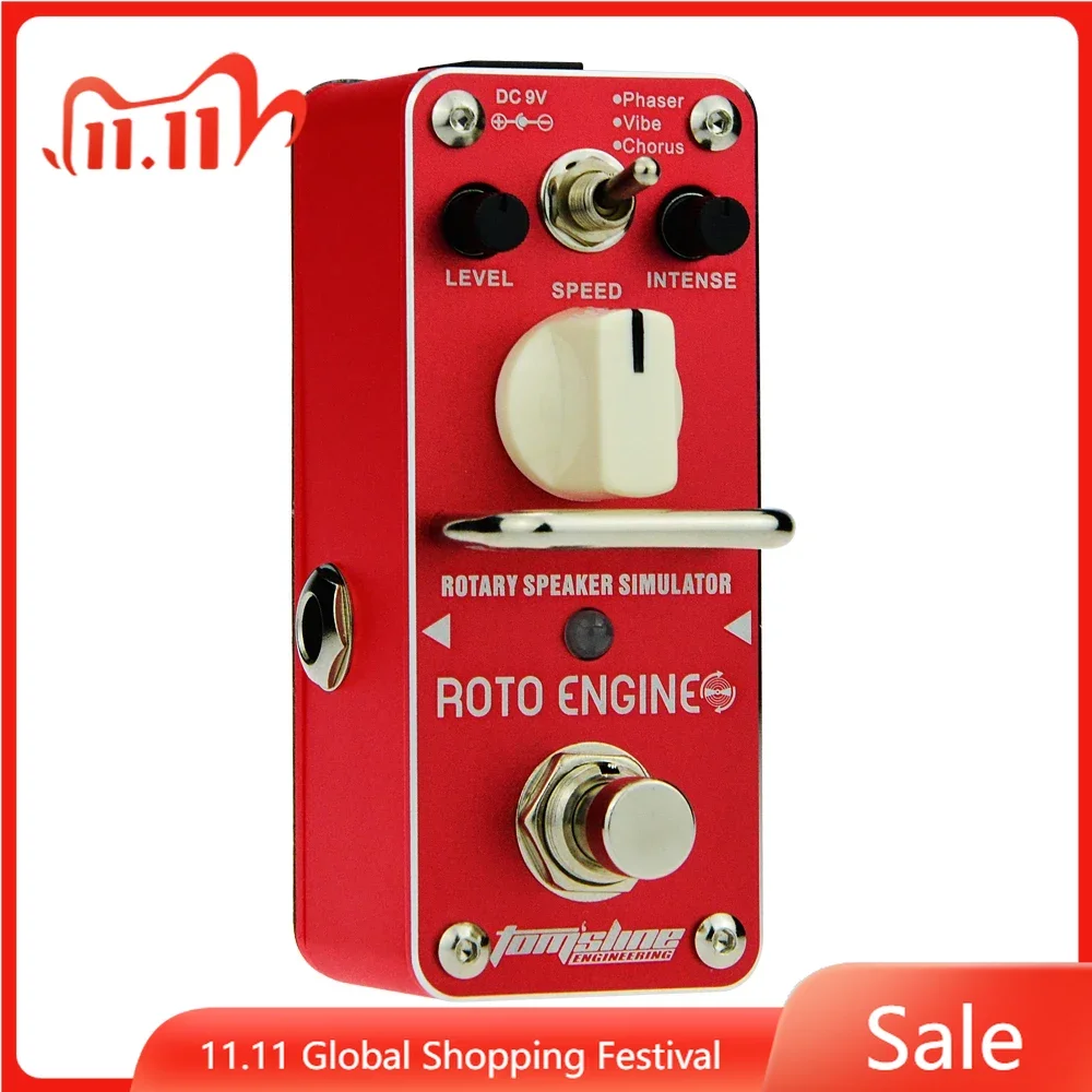 

AROMA Guitar Effect Pedal ARE-3 ROTO Engine Rotary Speaker Simulator Mini Digital Electric Guitar Effect Pedal with True Bypass