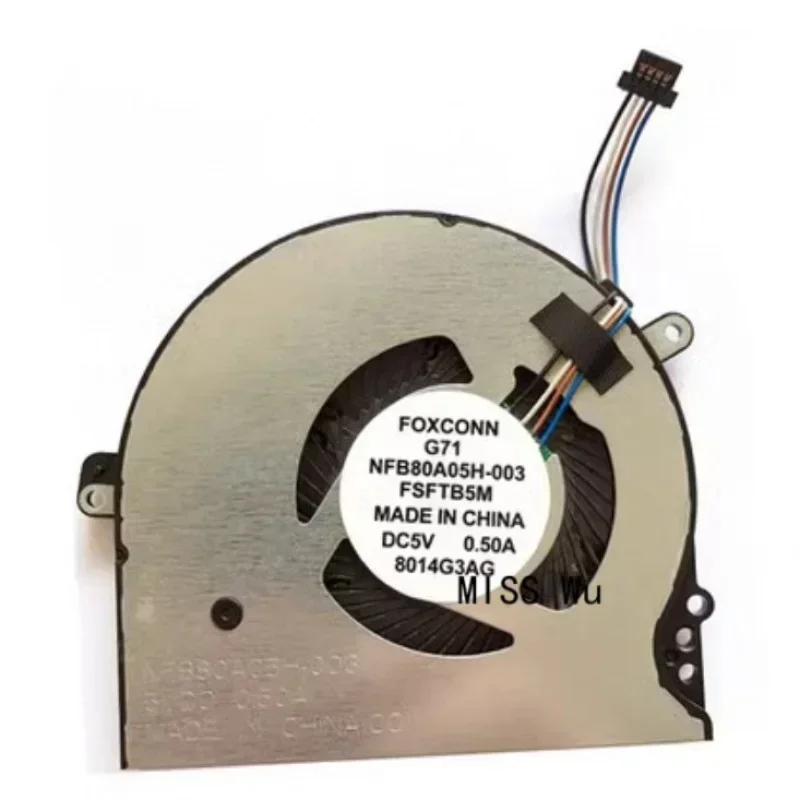 Новый вентилятор охлаждения процессора ноутбука кулер для FOXCONN G71 NFB80A05H-003 FSFTB5M