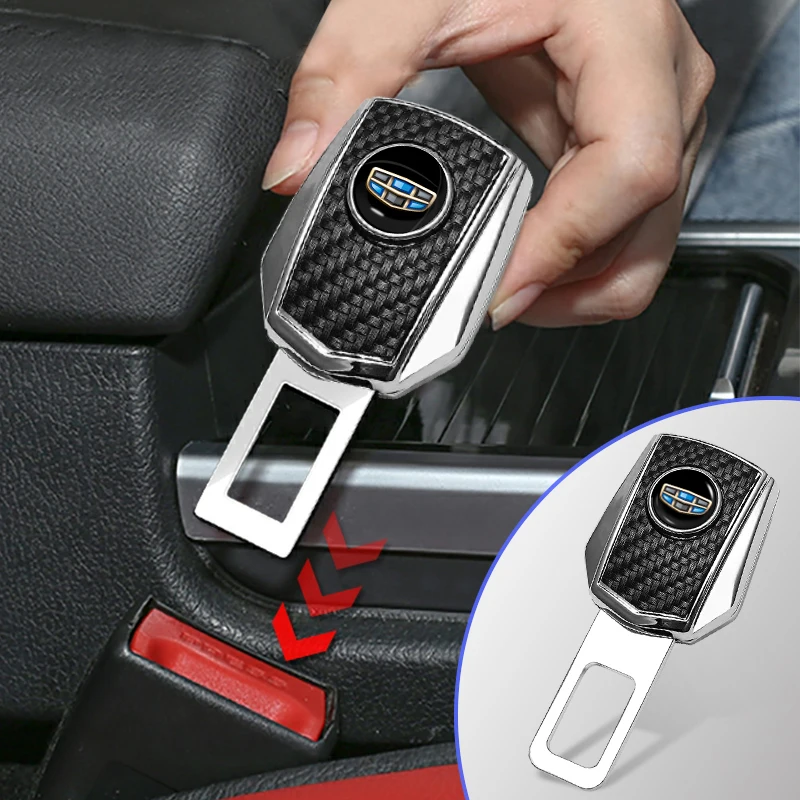 

Auto Seat Belt Clip Extender Lock Buckle Plug for Geely GX3 Geometry CK Coolray Atlas Emgrand EC7 X7 Panda MK Accessories
