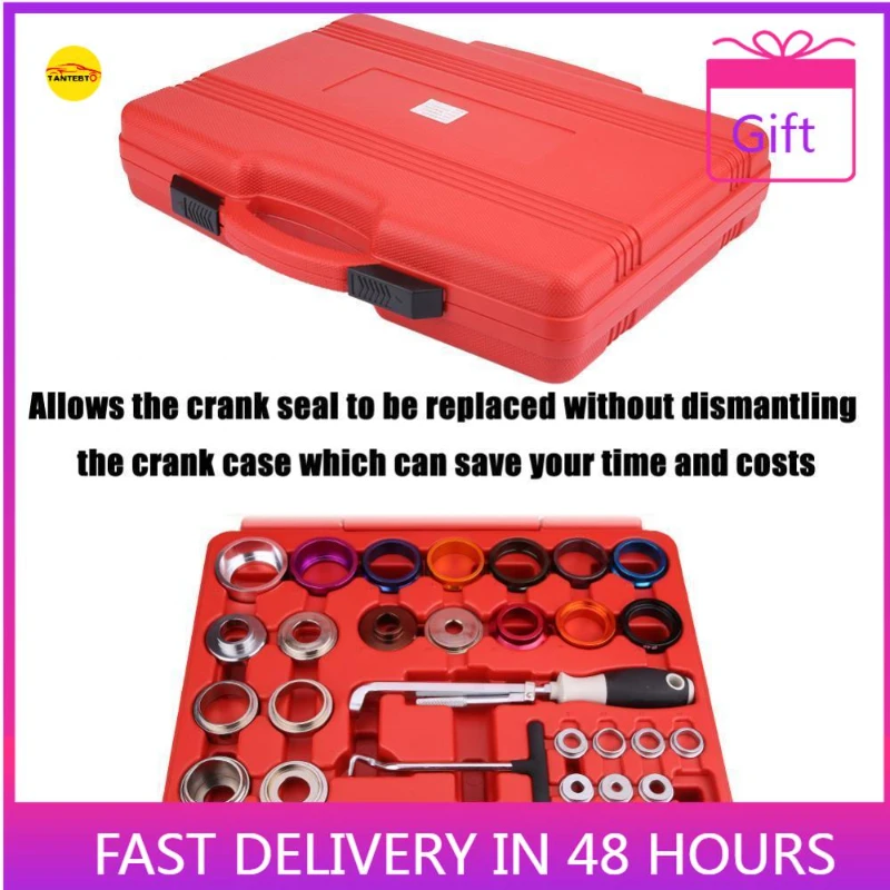 27 Pcs Crank Crankshaft Oil Seal Remover Installer Removal Tool Kit