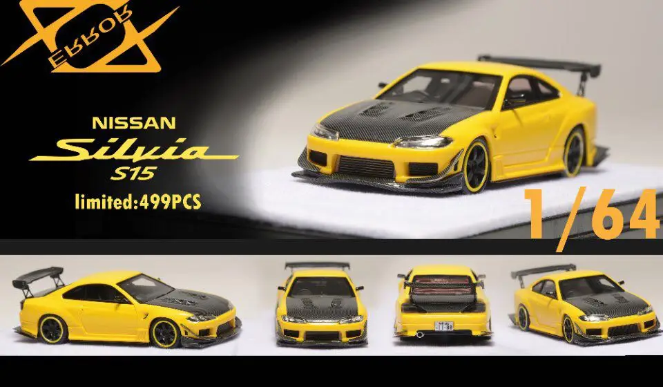 

Модифицированная Коллекция аксессуаров для Nissan Silvia Nissan S15, 404 год, 1:64, бесплатная доставка
