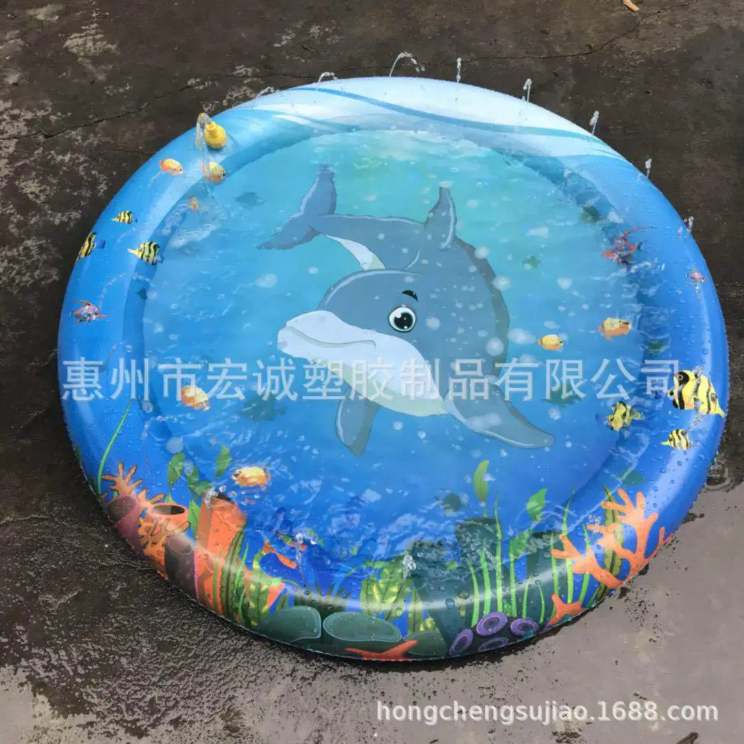 

water spray play pad for children 100CM water spray pad for family outdoor play pad