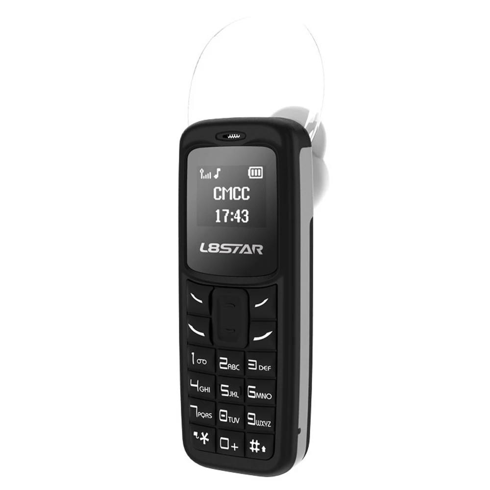 

L8STAR BM30 Mini Phone SIM+TF Card Unlocked Cellphone GSM Card Low Radiation Wireless Headphone Bluetooth Dialer Headset Mobile