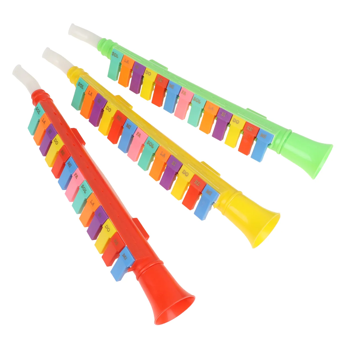

3 Pcs Children's Melodica Kids' Musical Instruments Plastic Harmonica Toy Funny 13 Keys Creative