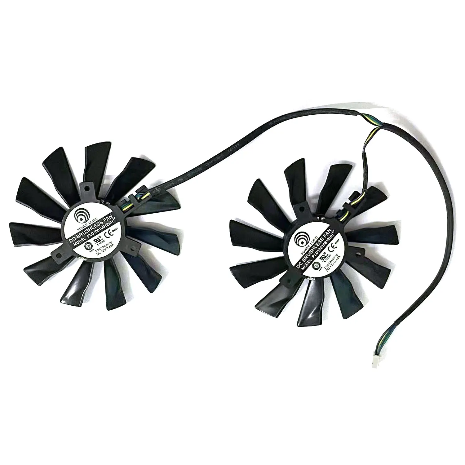 Фото Совершенно новые вентиляторы 95 мм 4PIN PLD10010B12HH 2 подходят для MSI GTX 960 970 980 980Ti GTX960 GTX970 GTX980 GTX980Ti ARMOR охлаждающий вентилятор №3