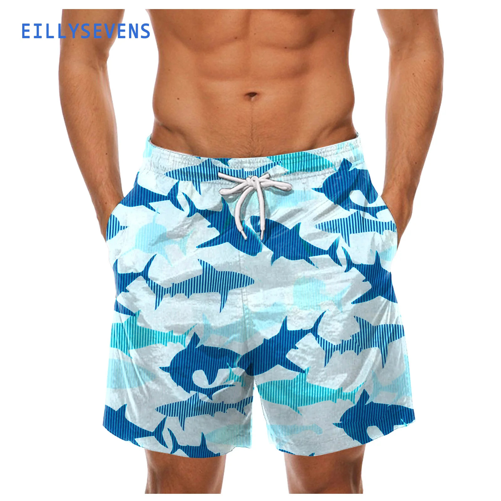 

Шорты с принтом дельфинов, модные шорты для плавания, мужские пляжные шорты для плавания, спортивные штаны для спортзала, повседневные мужские трусы, купальник, шорты