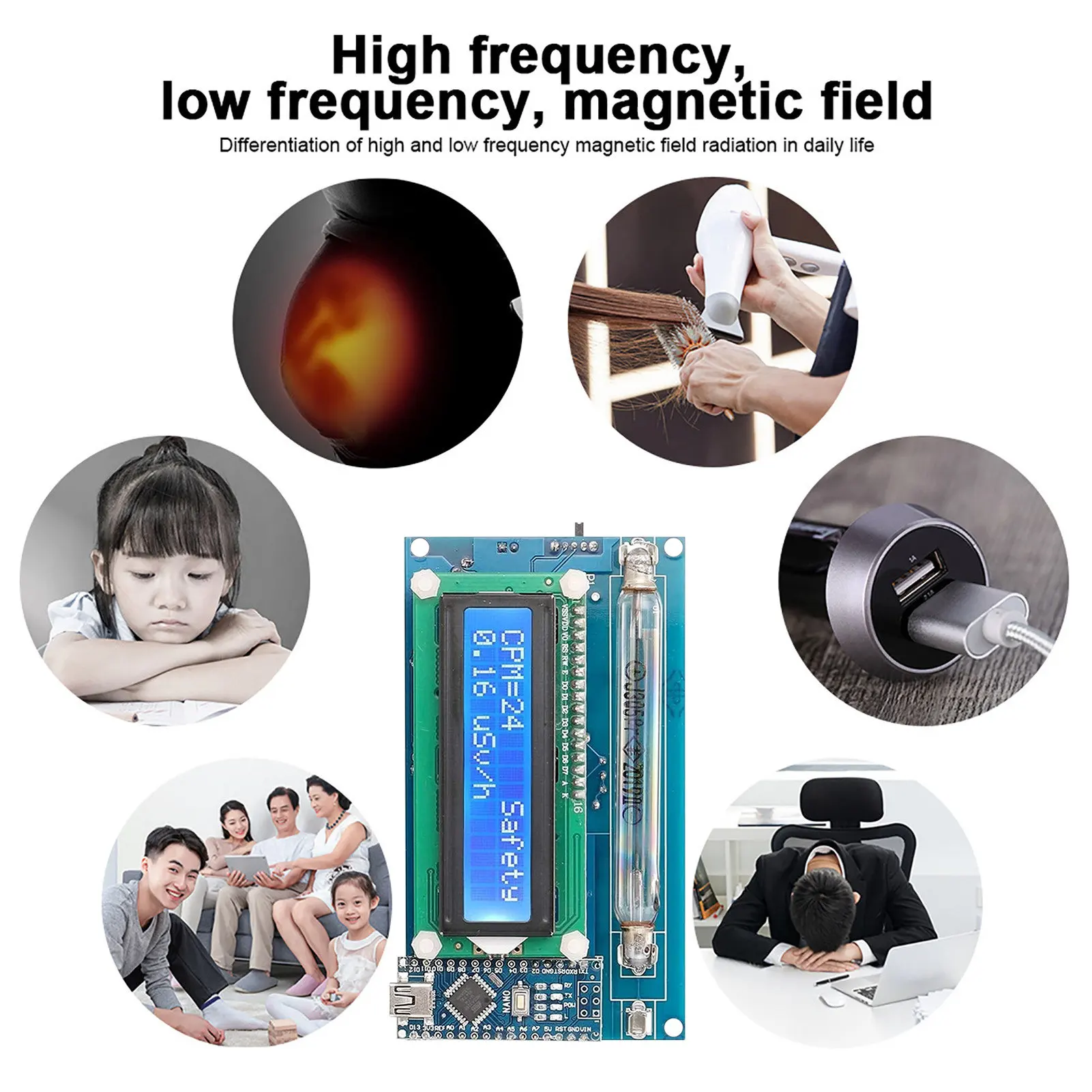 

DIY Geigers Counter ModuleDIY Nuclear Radiation Detector Module Portable Geigercounter For Gamma Beta Ray