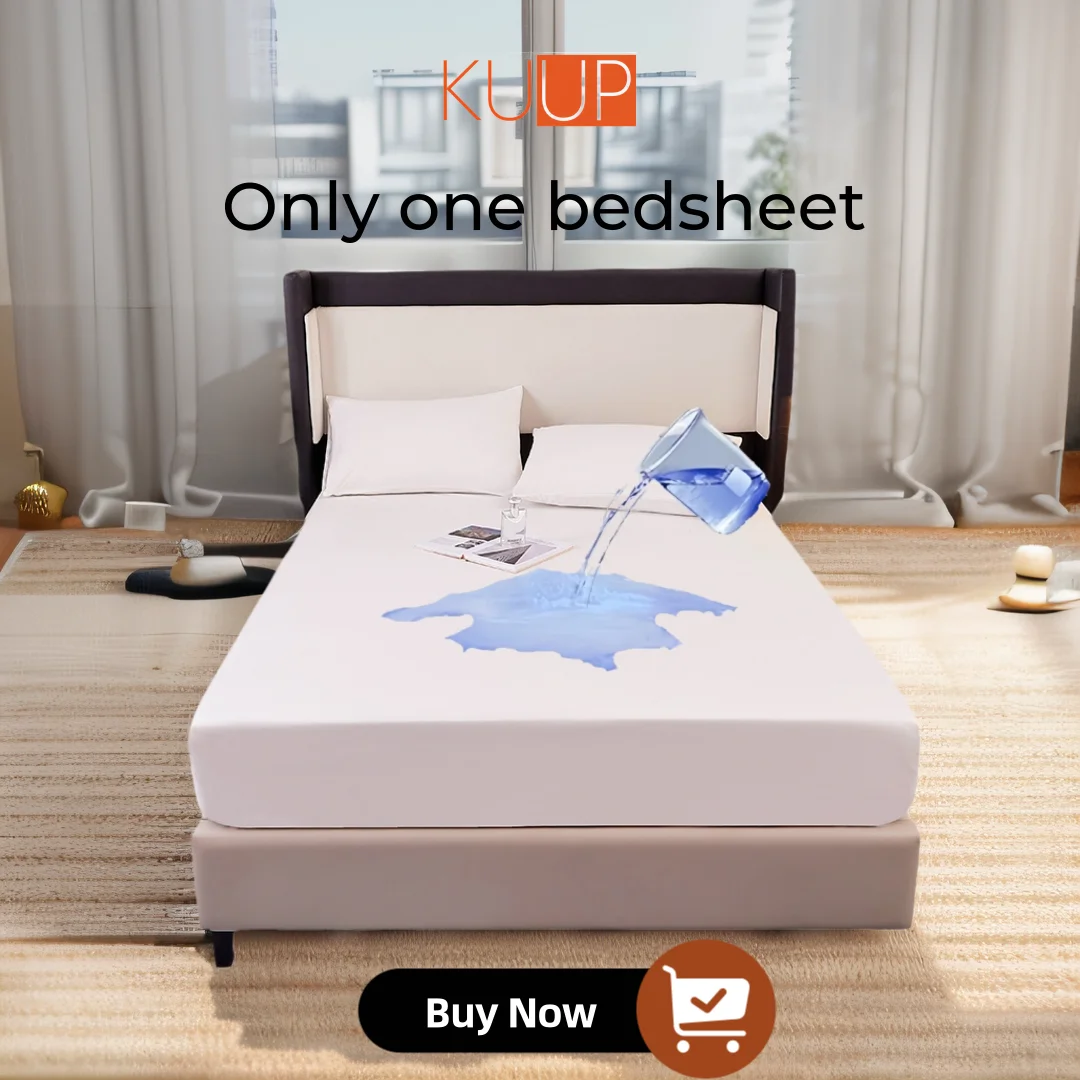 Водонепроницаемый Эластичный Лист King Size 360° ° Пододеяльник Из Полиэстера С