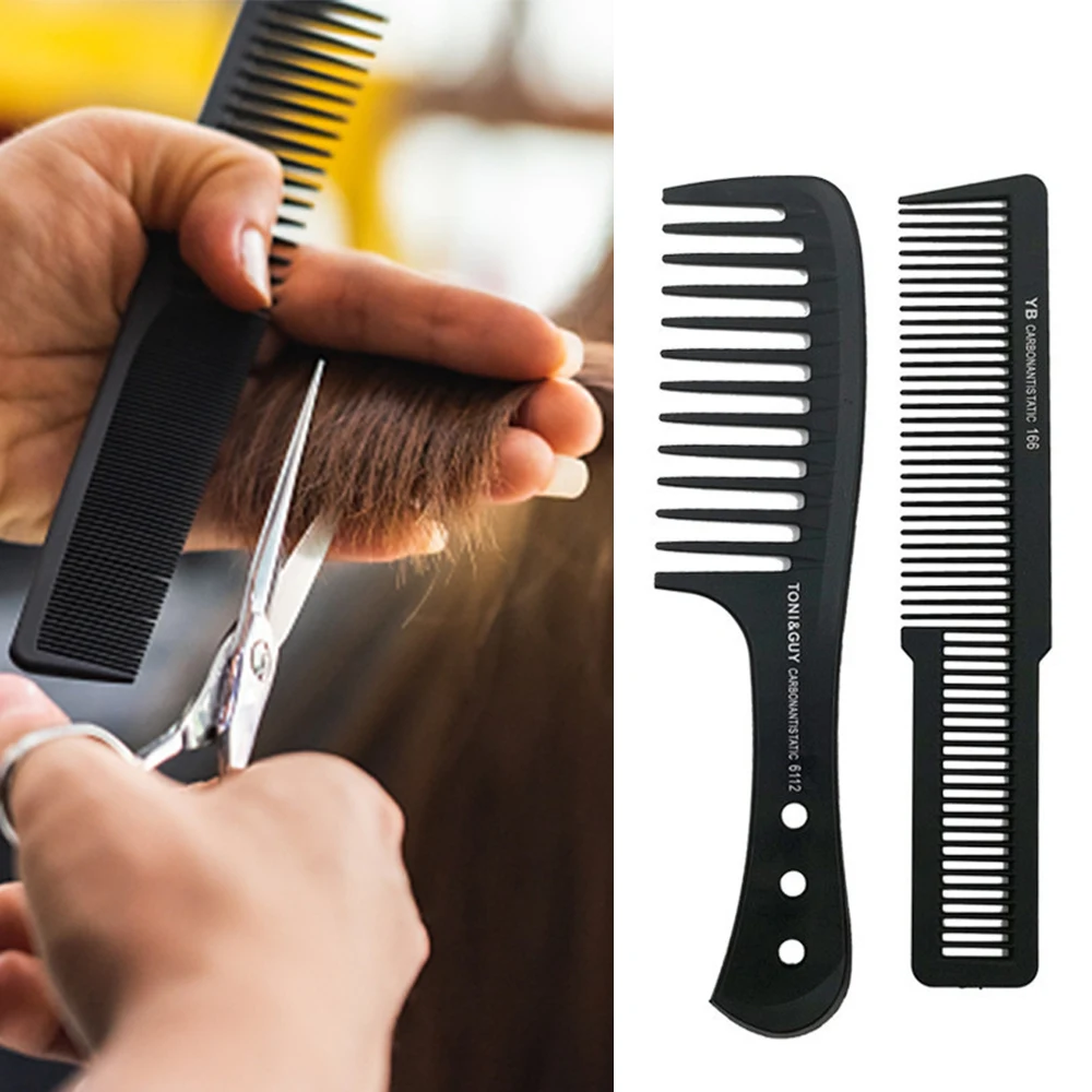 

Hair Cutting Comb Moustache Comb Hair Fork Beard Brush Wide Tooth Hairdressing Men's Women's Styling Tool Peines Para El Cabello