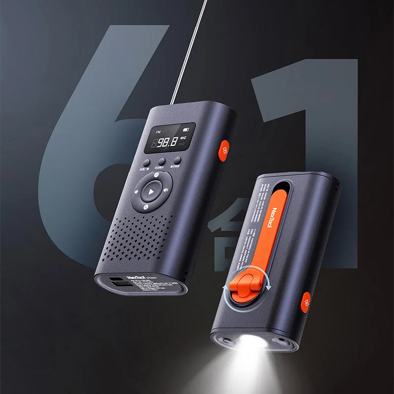 Станция питания Nextool 6 в 1 с ручным управлением AM FM-радио вспышка аварийное