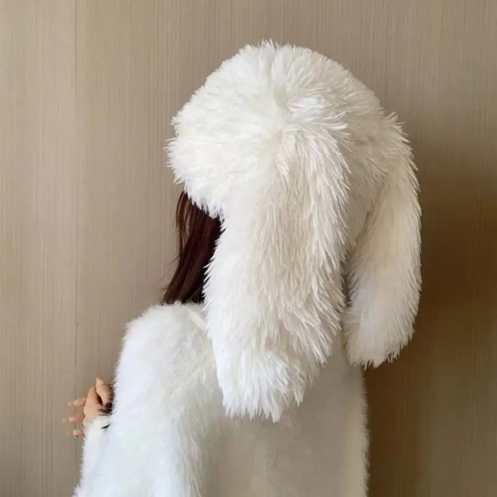 

Easter Cosplay Headwear Warmer Photo Props Girls Beanie Winter Hat Beanies Cap Long Rabbit Ears Hat