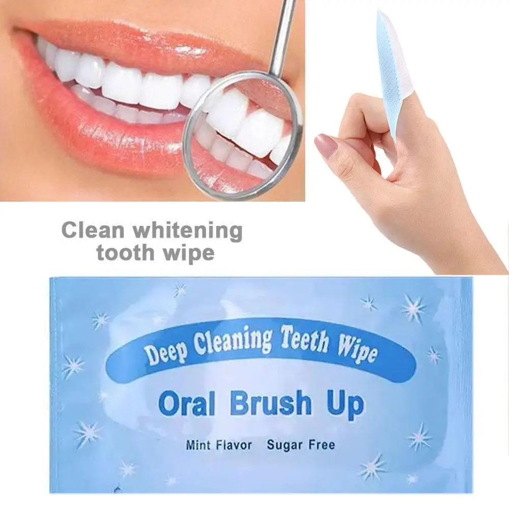 

20/50/100/200pcs Teeth Cleaning Wipes Disposable Wiping teeth Remove Residue Stains Whitening Tooth Oral Hygiene Care Tools