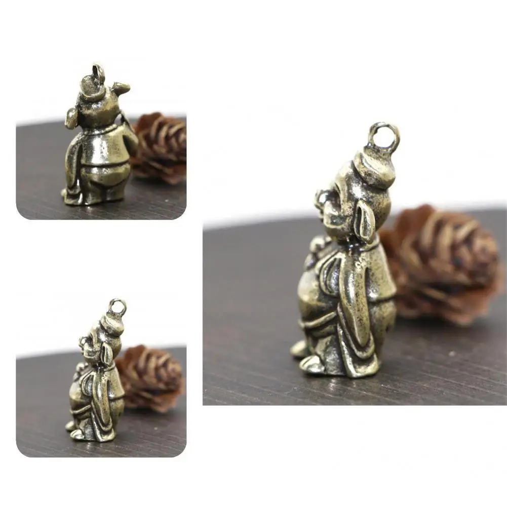 

Keychain Ornament Ornamental Long Lasting Breathtaking Three-dimensional Pig Key Ring Charm Key Pendant for Bag