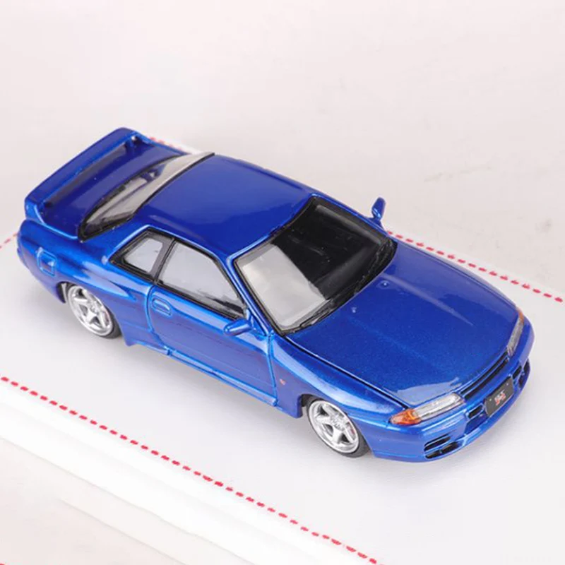 Литой Сплав фокусного расстояния масштаб 1:64 модель автомобиля Skyline GT-R R32 игрушка