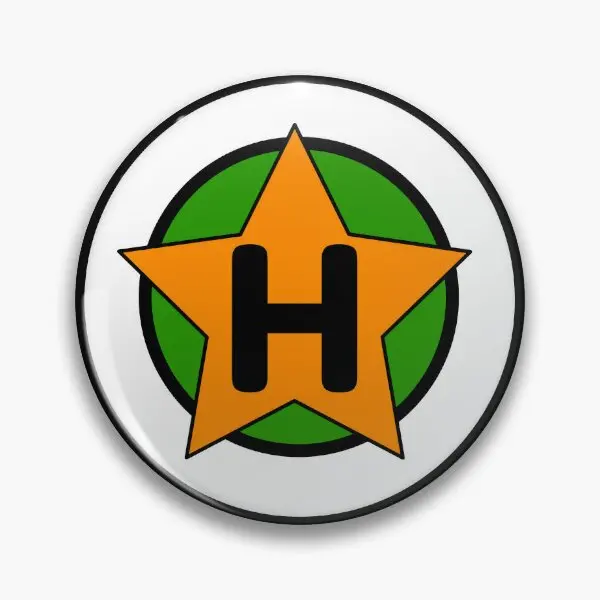 Оранжевая звезда значок средней школы мягкая пуговица женские ювелирные изделия