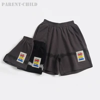 family matching couple shorts for daddy mom and son daughter summer clothes korean men women baby girl boy summer short pants