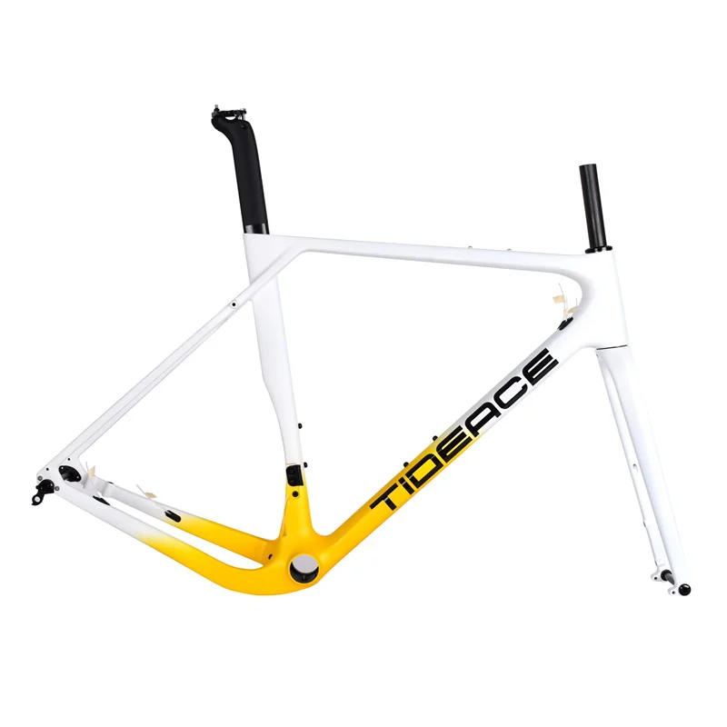 Велосипедная Рама Tideace CX072 карбоновая гравийная рама для велосипеда комплект