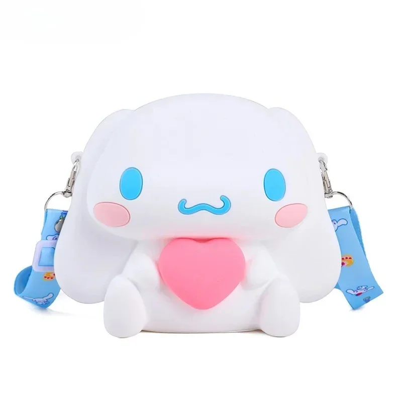 Kawaii Новинка Sanrio Cinnamoroll силиконовая сумка через плечо Водонепроницаемая аниме