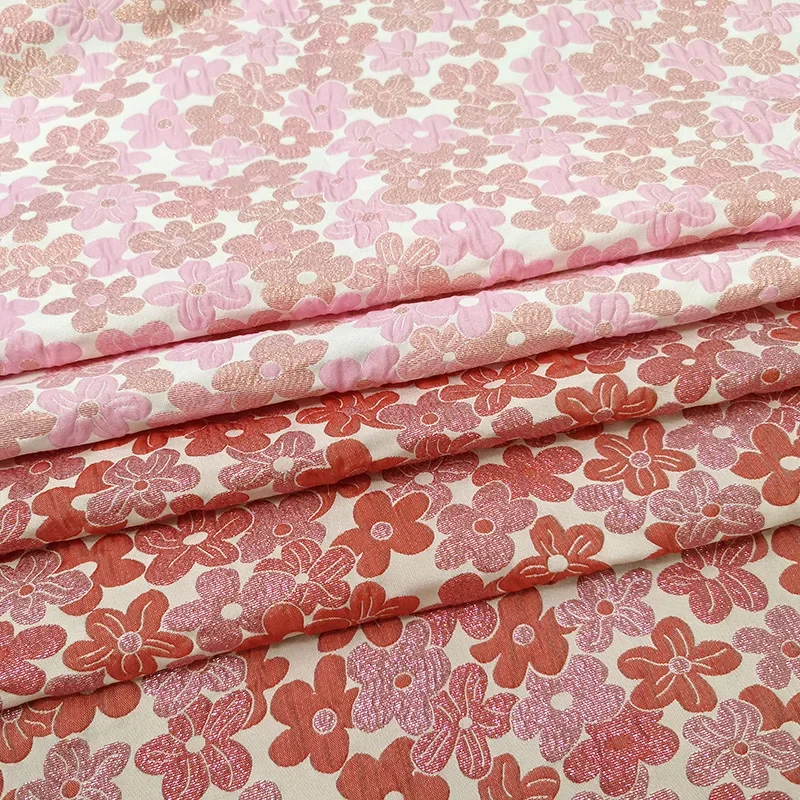 Жаккардовая парчовая ткань Французский светлый роскошный дворец Маленький