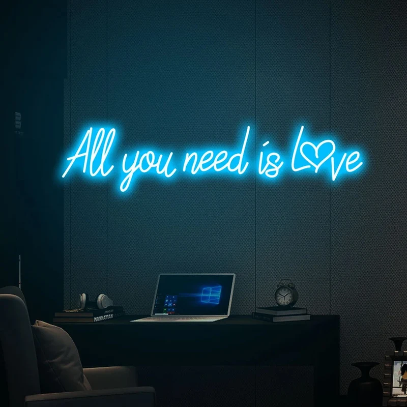 Pаспродажа Неоновая светодиодная вывеска на заказ, декор для гостиной, дня рождения, вечеринки, свадьбы, бара, неоновое украшение, все что вам нужно, это...