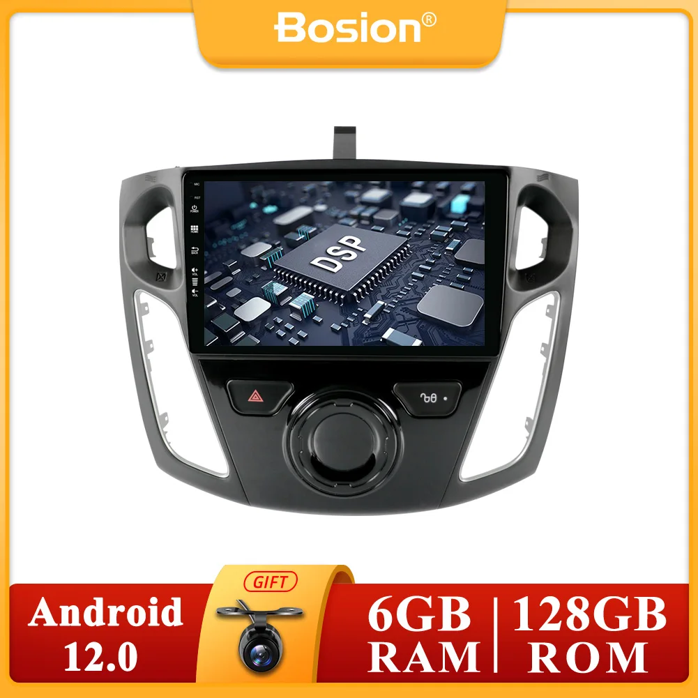 

9inch Car Stereo Radio Multimedia Player Android 12 For Ford Focus MK RS 2012-17 GPS NAVI Carplay DSP RDS USB FM AM BT 4GB+64GB