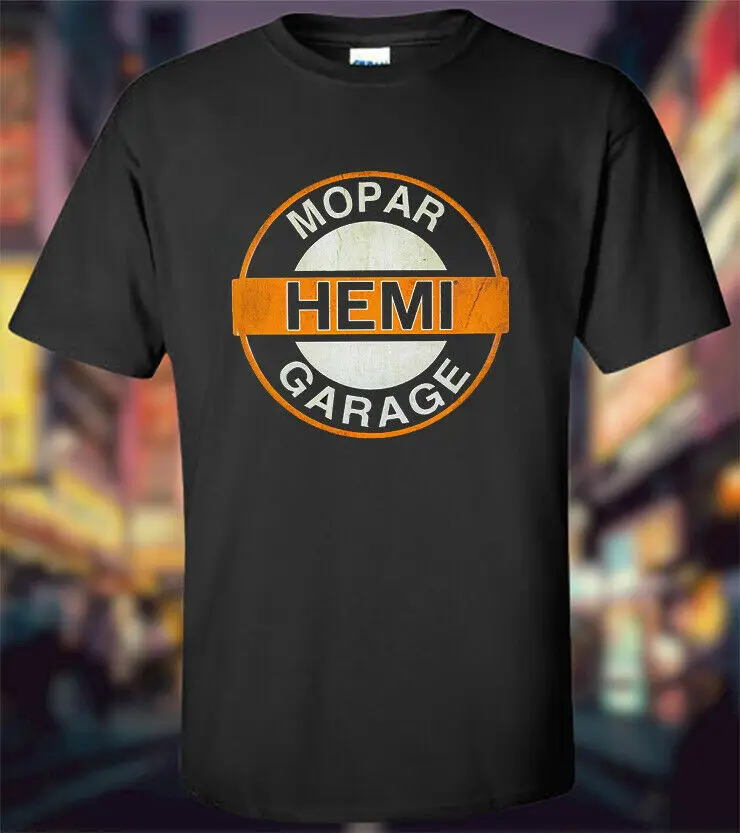 

NEW Hemi Mopar Garage logo Tee Men's Shirt Size S - XXL !!