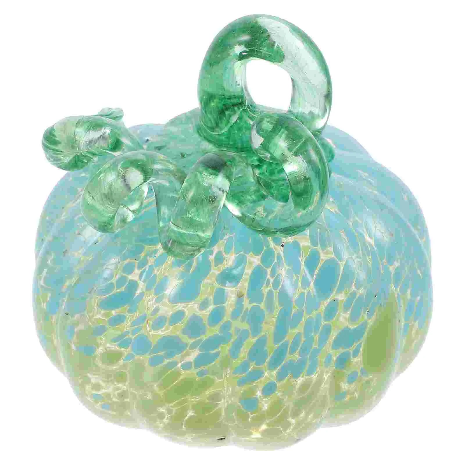

Simulation Glass Pumpkin Small Craft Crystal Gifts Room Decor Artwork Pumpkins Desktop Fake Props Artificial