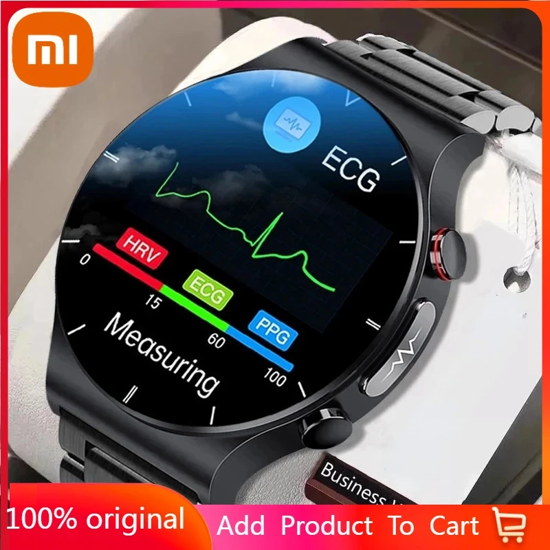 

Xiaomi Men Smartwatch 360*360 HD Full Touch Screen Fitness Tracker Smart Watch Men ECG+PPG Heart Rate Monitor Blood Pressure