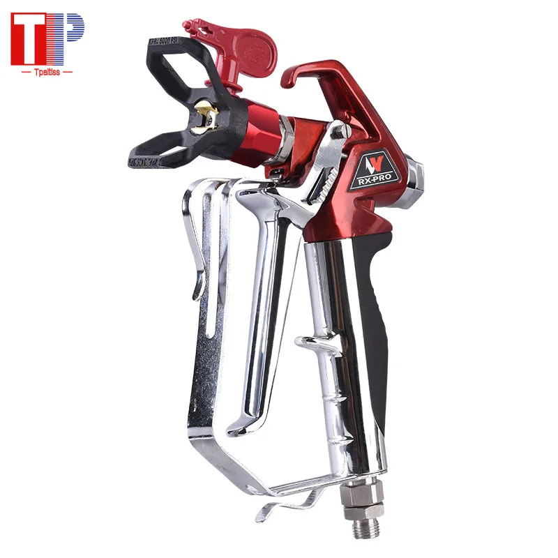 Tpaitlss High Pressure Airless Paint Spray Gun RX-Pro Red Series 538020 with 517 Tip and Guard Titan 0538020